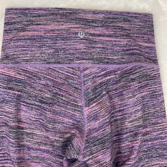 Lululemon High Times Space Dye Purple Size 4 - Picture 6 of 11